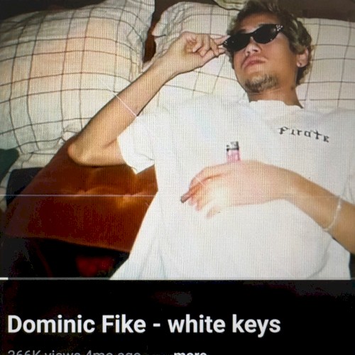 Cover artwork for White Keys by Dominic Fike