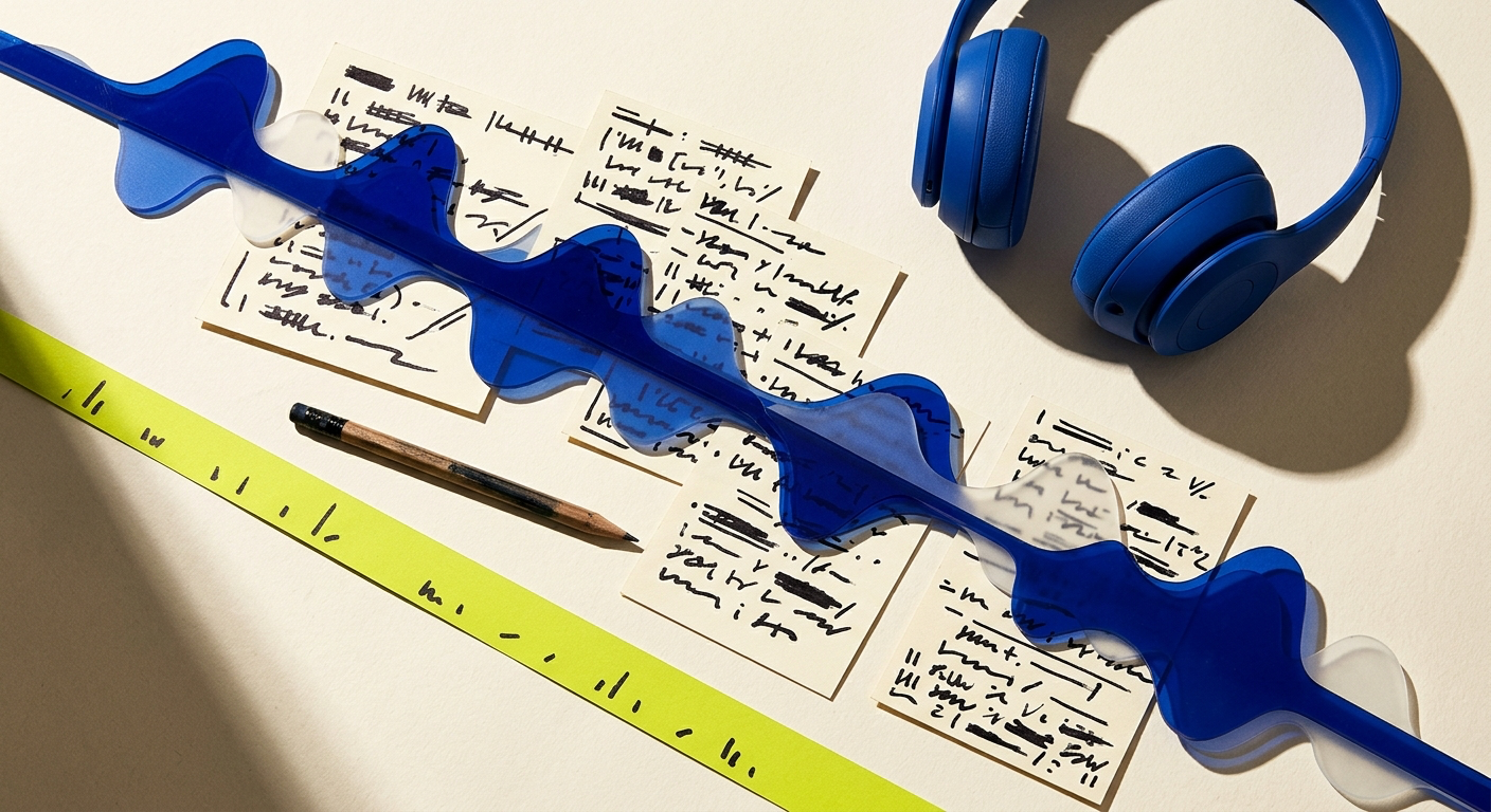 AskLyrics Magazine illustration about close listening and lyric analysis